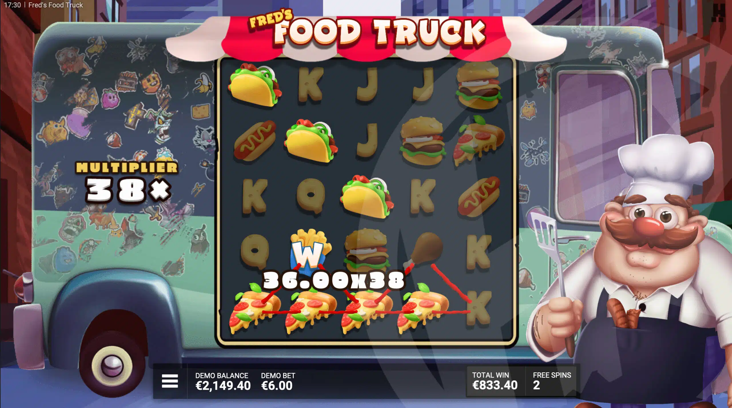 Fred’s Food Truck Slot Review pic 4